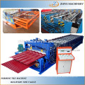 automatic double layer tile making machine manufactured /double decker tiles cold rolled forming line